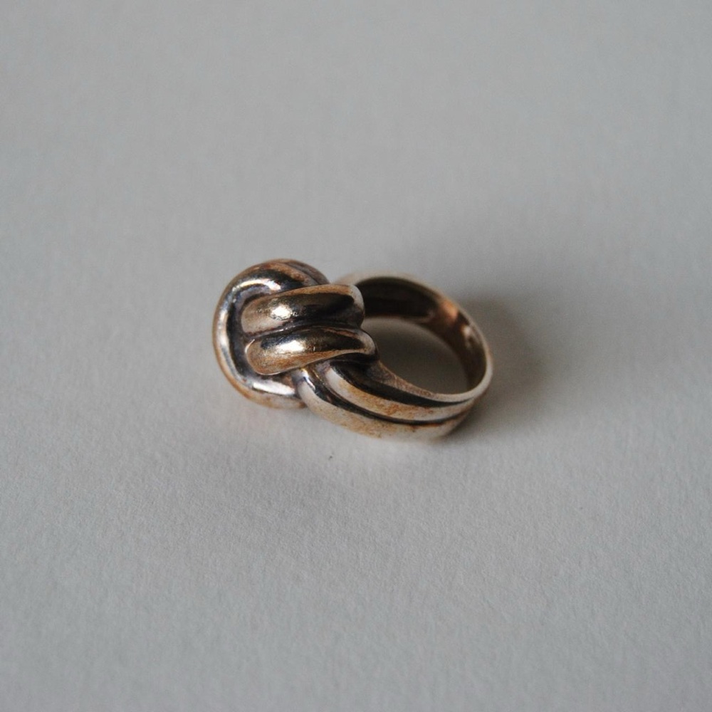 Silver Knot Ring - image 2